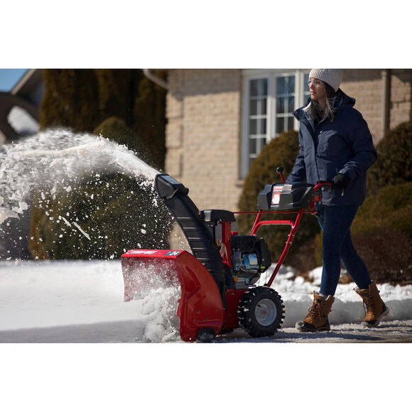 Troy-Bilt&reg;  Storm&trade; 2420 Snow Blower Clearing Driveway