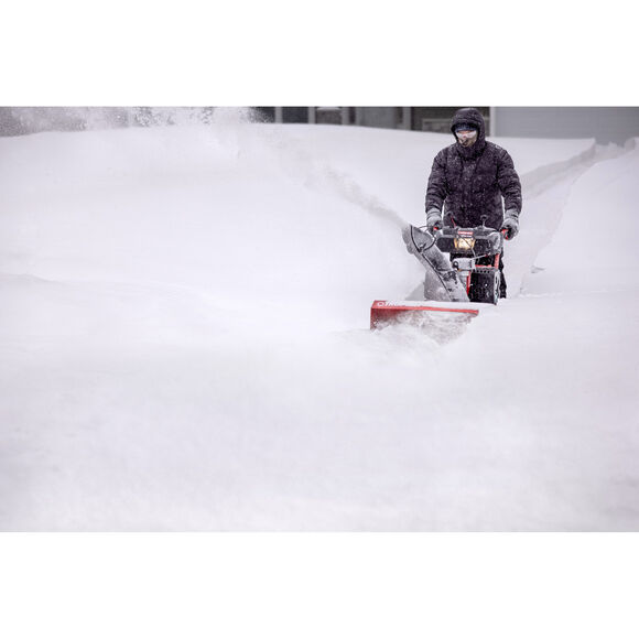 Troy-Bilt&reg; Storm&trade; 3090 Snow Blower Clearing Driveway